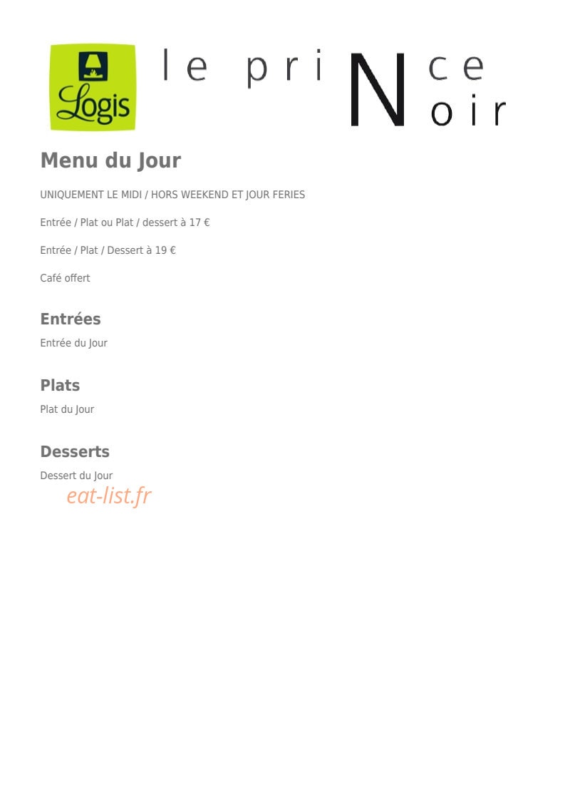 Le Prince Noir — carte page 3