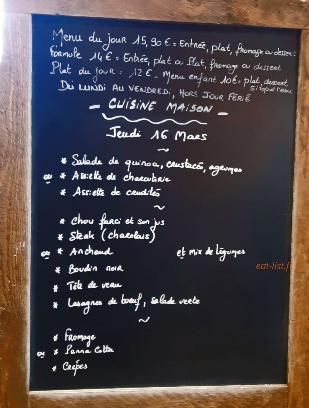 Les 8 Couteaux — carte page 1