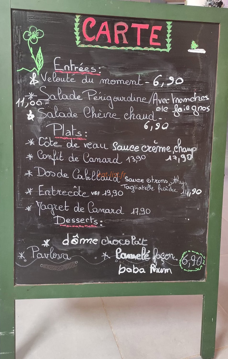 Chez Marianne — carte page 1