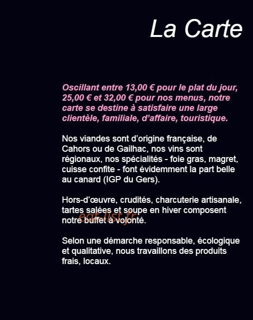 Le Roquentin — carte page 1