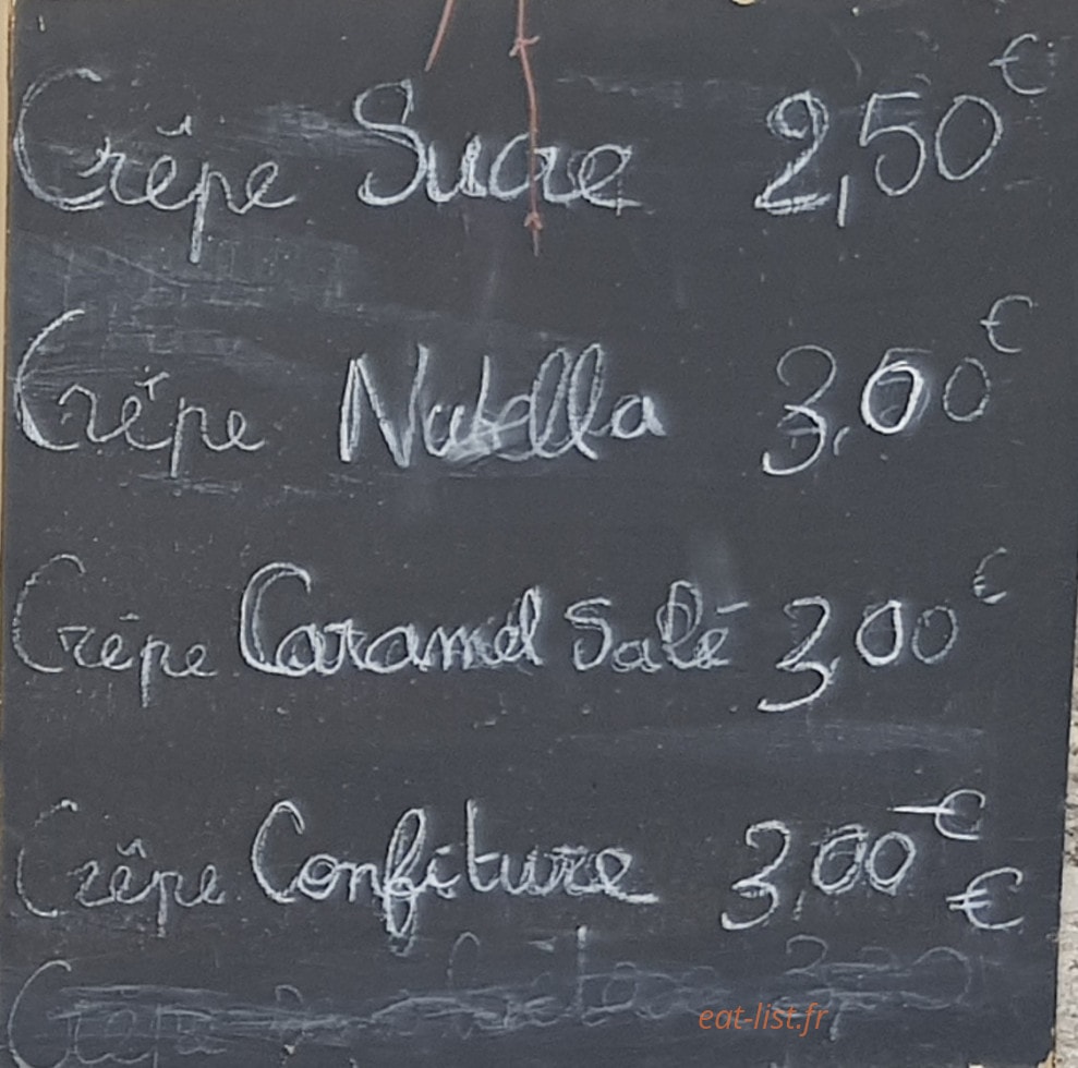 Les Mirabelles — carte page 1