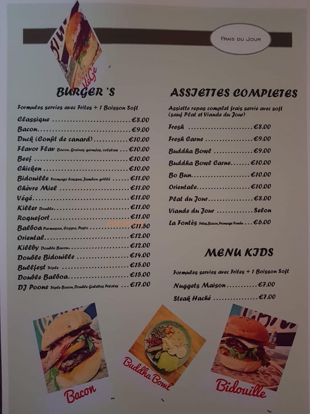 Le Corner — carte page 1