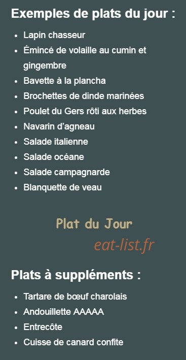 Le Jaurès — carte page 6