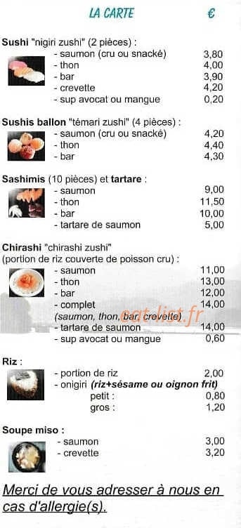 Sushïc — carte page 1
