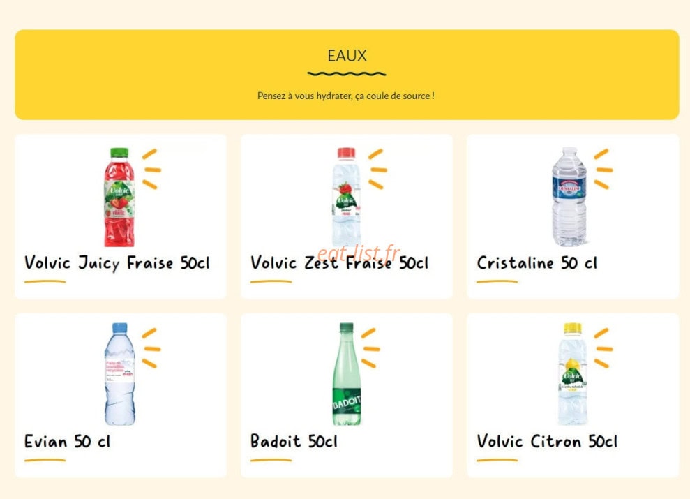 La Croissanterie — carte page 14