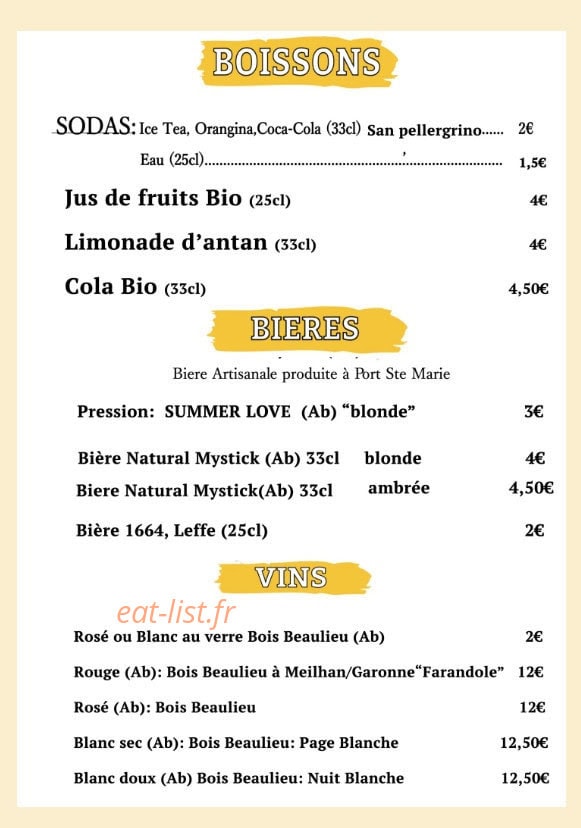 La Gondole du canal — carte page 5