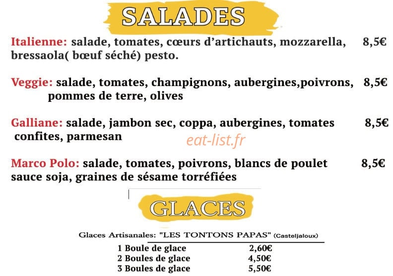 La Gondole du canal — carte page 3
