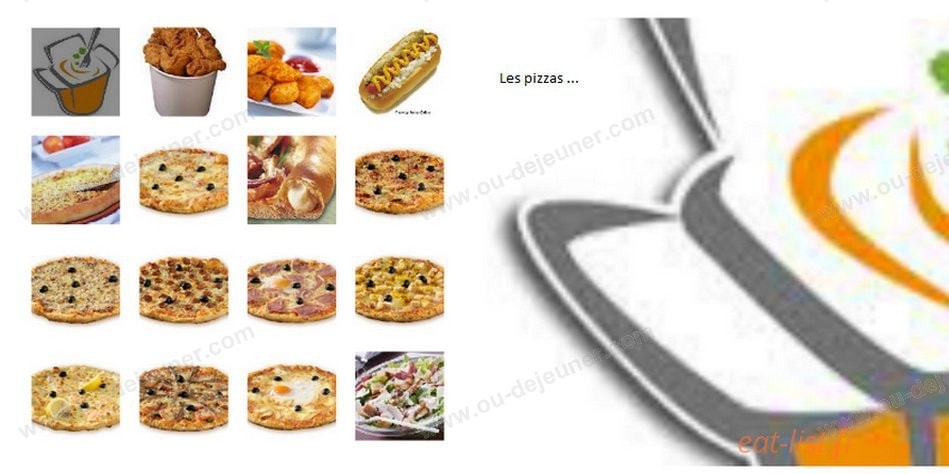 Ben Glace & Pizza — carte page 2