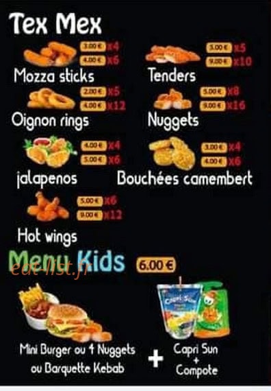 My Tacos — carte page 4