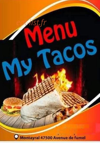 My Tacos — carte page 1