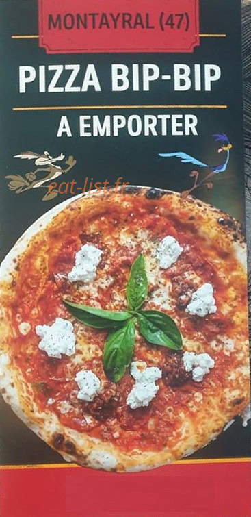 Pizza Bip-Bip — carte page 1