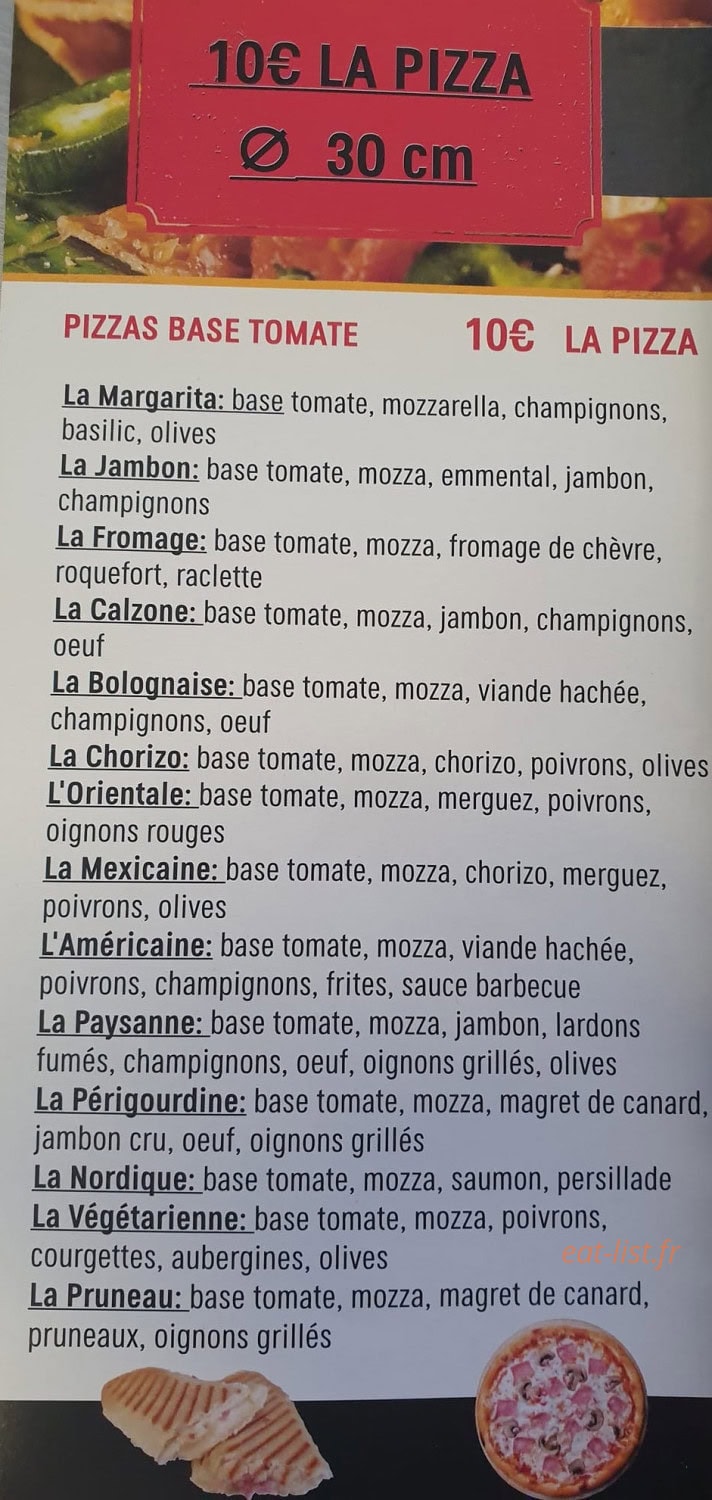 Pizza Bip-Bip — carte page 2