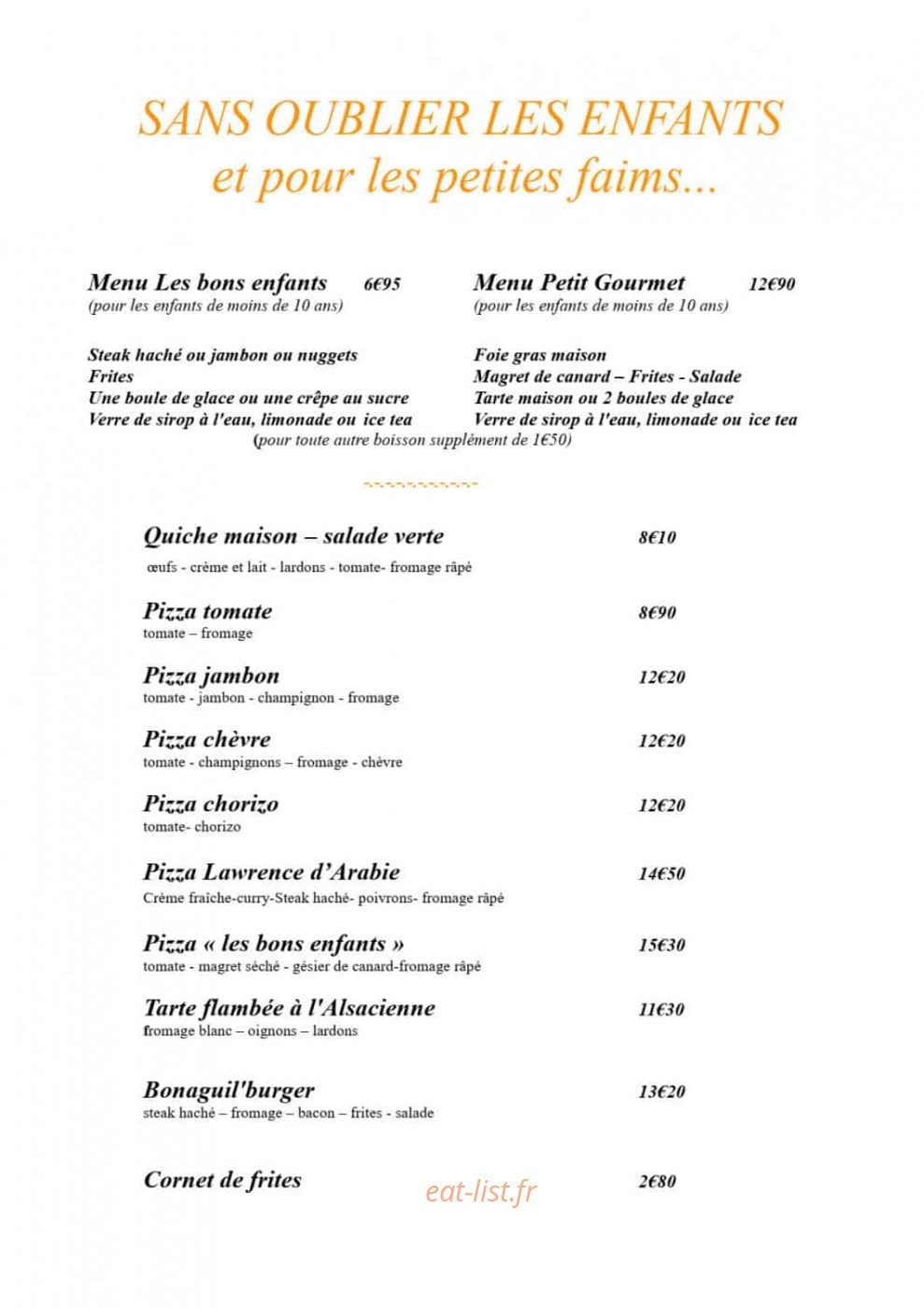 Les bons enfants — carte page 5