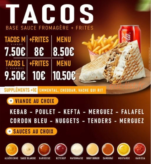 Le First — carte page 1