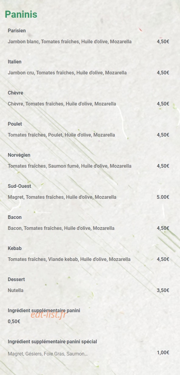 Pizz & Go — carte page 4