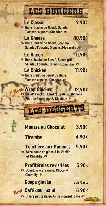 Burger's Park — carte page 3