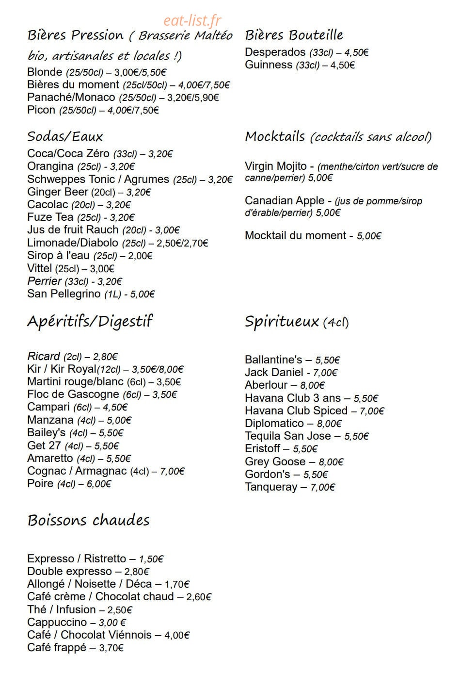 L'Arcadie — carte page 3