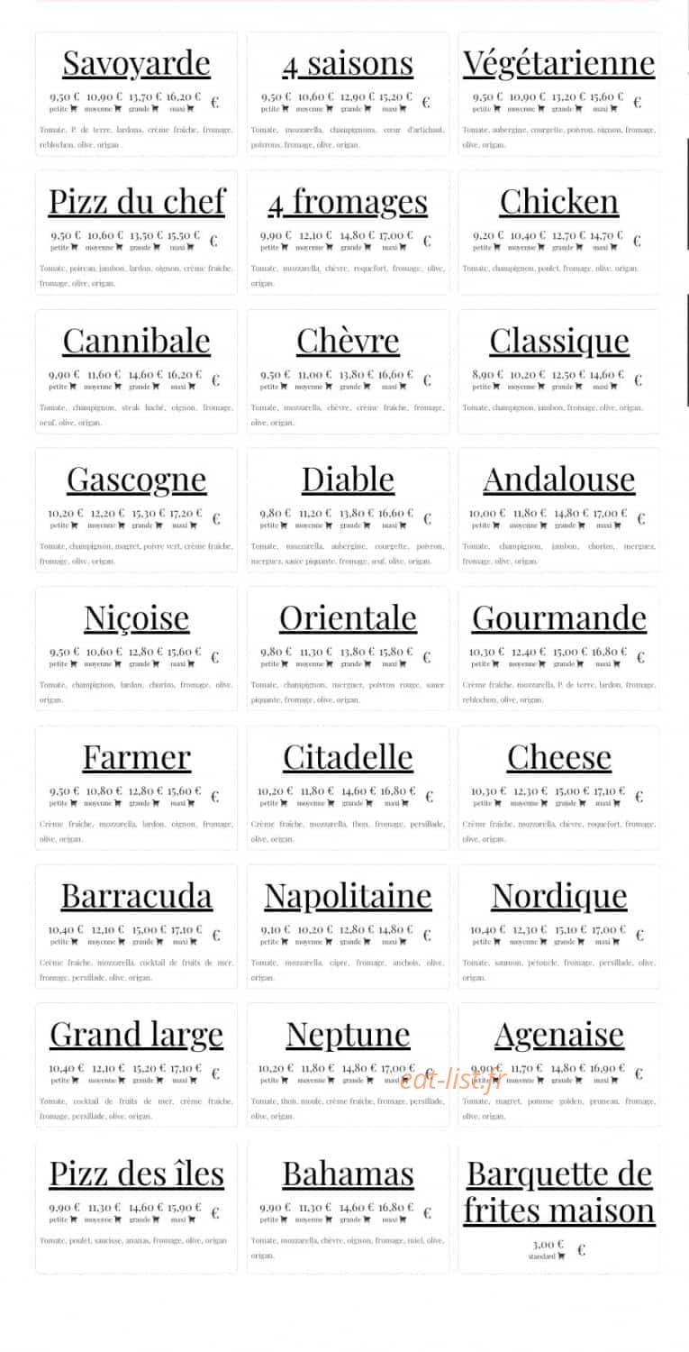 L'express — carte page 1