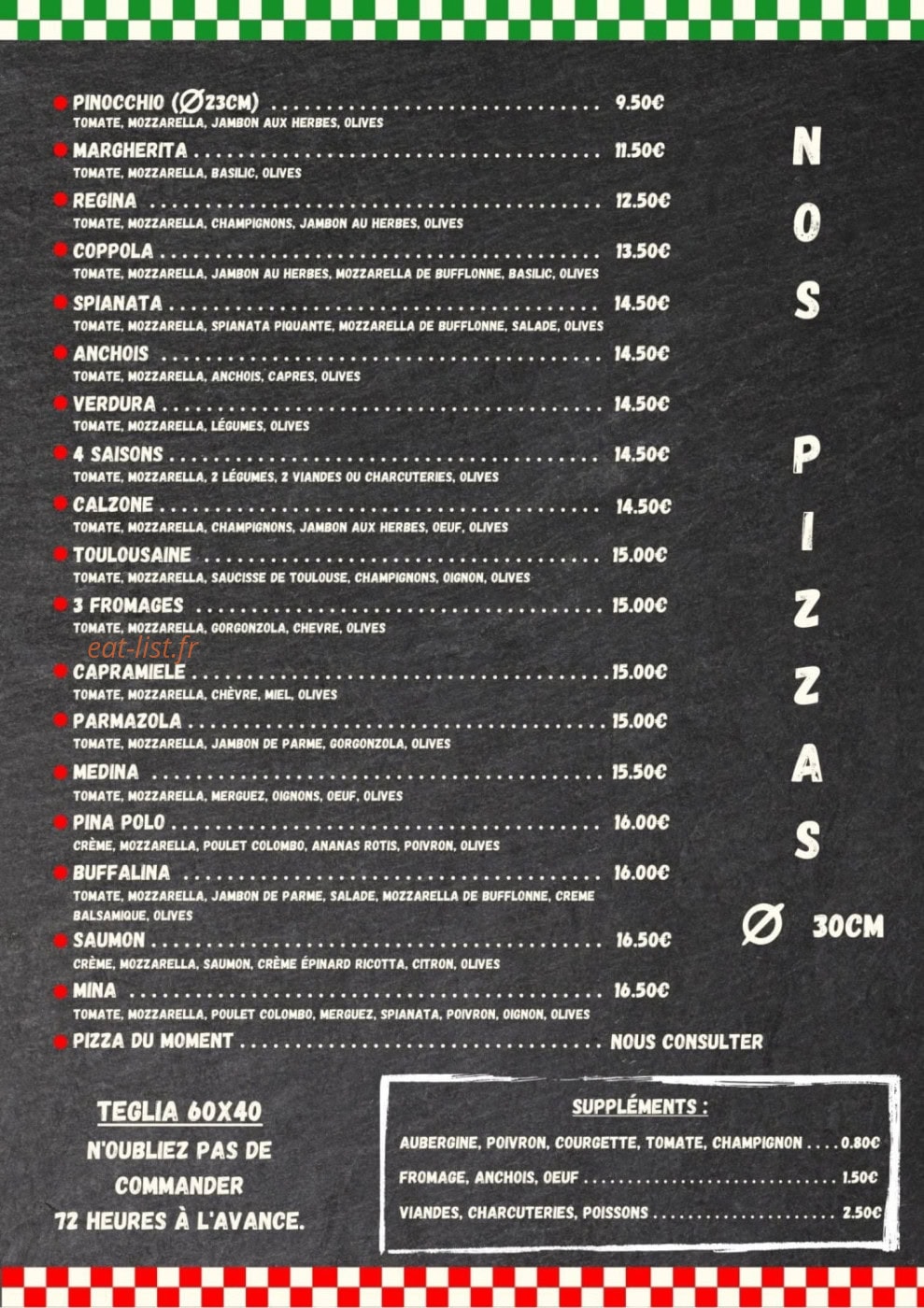 Pizza Coppola — carte page 3