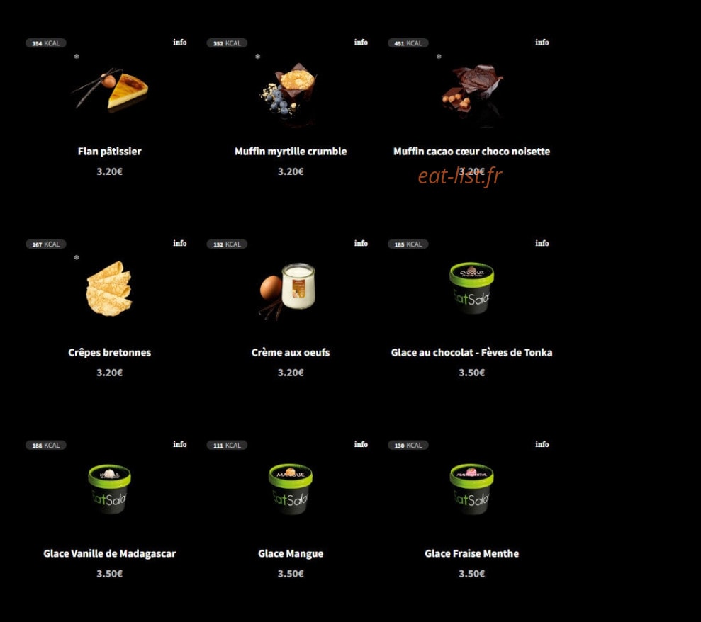 Eat Salad — carte page 11