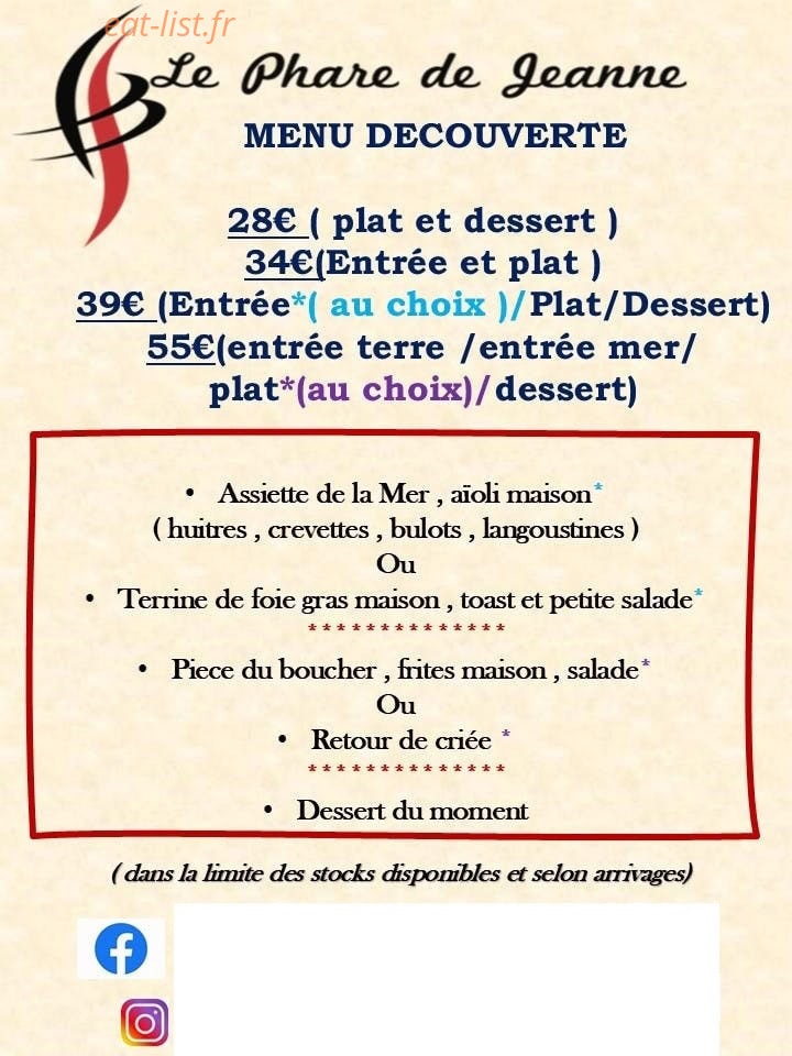 Le Phare de Jeanne — carte page 2