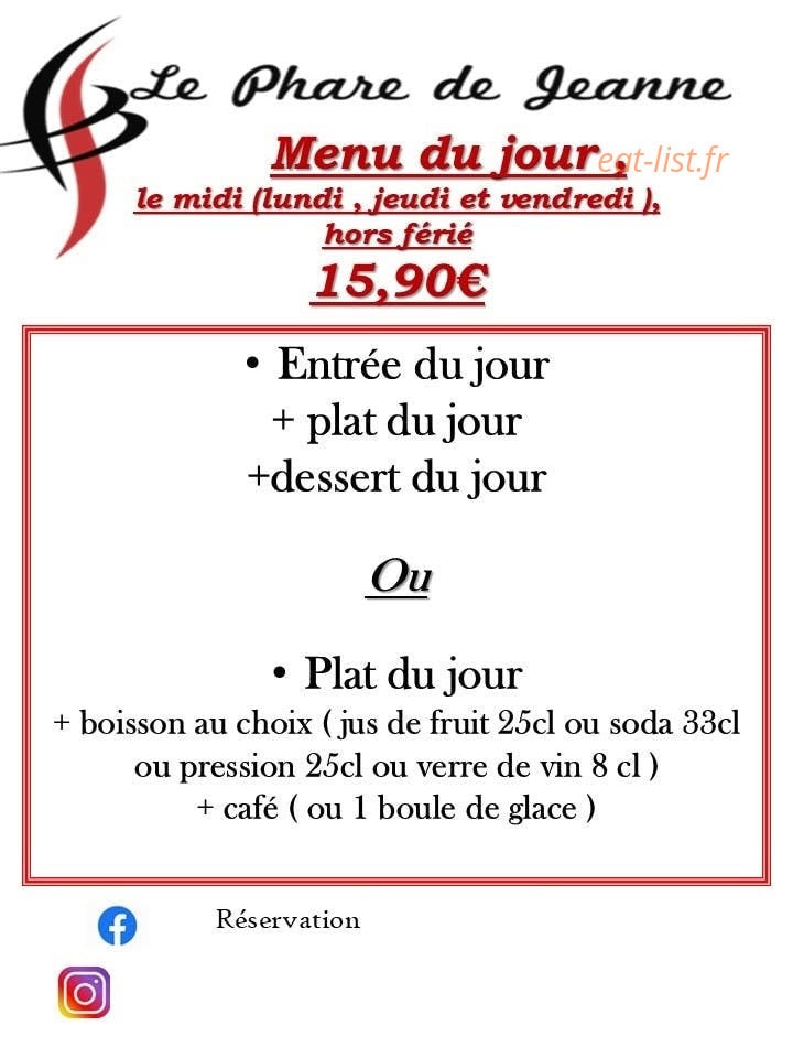 Le Phare de Jeanne — carte page 1
