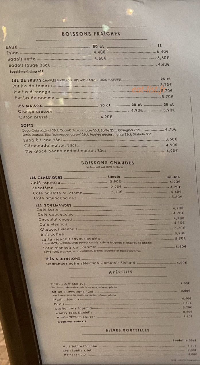Le Bistrot du Lot-et-Garonne — carte page 4