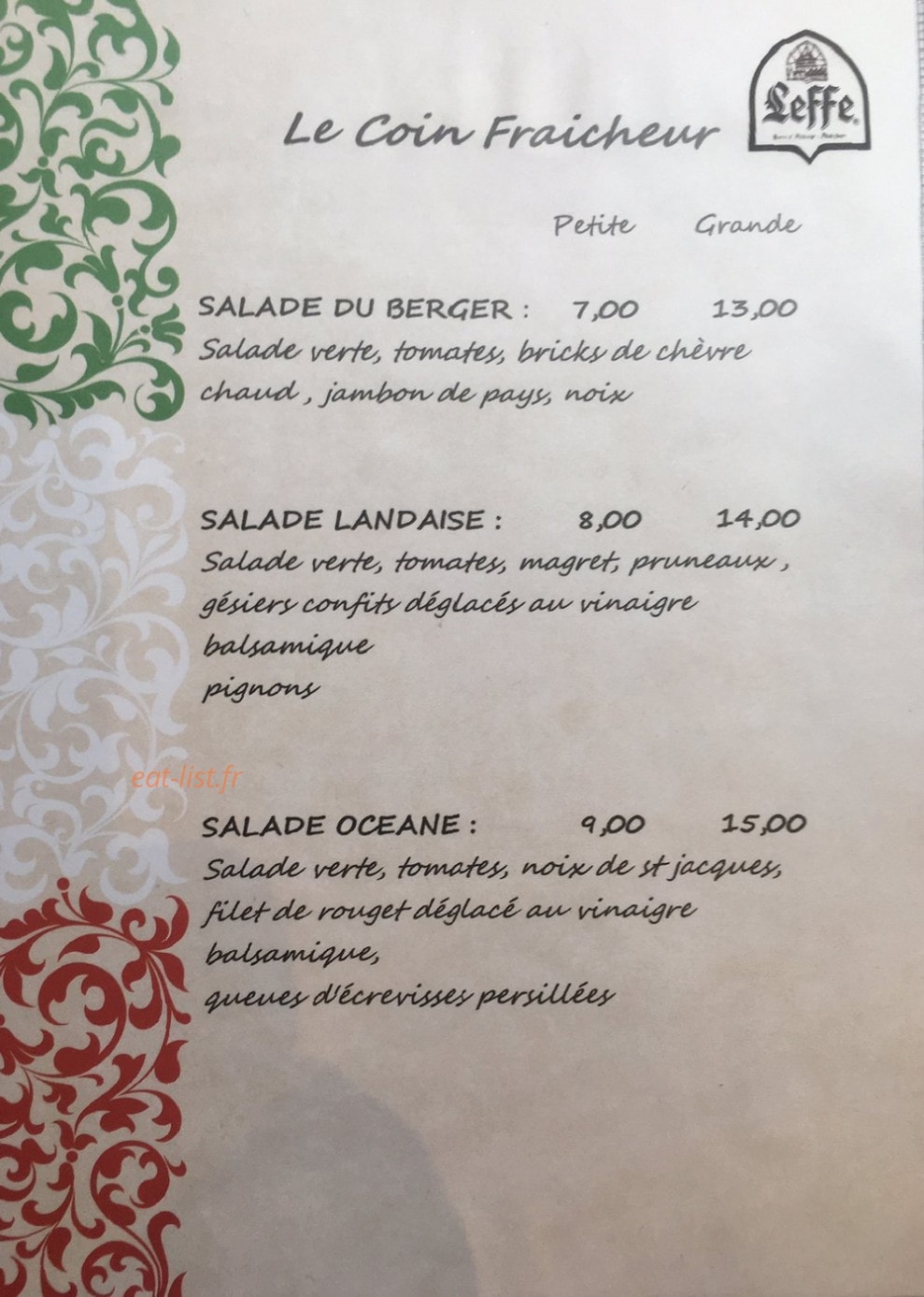 Cap au Sud — carte page 2