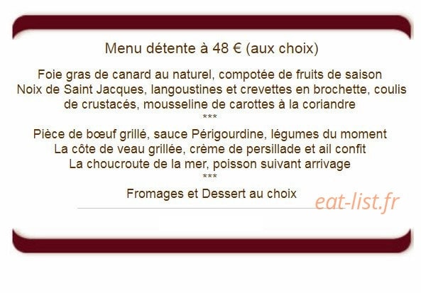 La Vieille Auberge — carte page 3