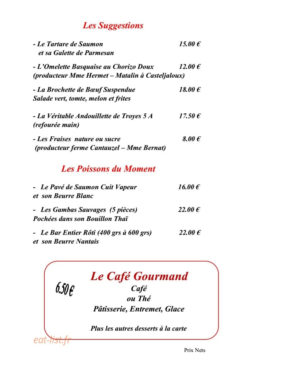 Le Cassissier — carte page 3