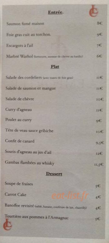 Les Cordeliers — carte page 2