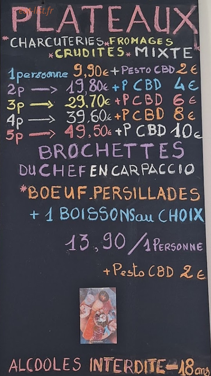 O Barista — carte page 1