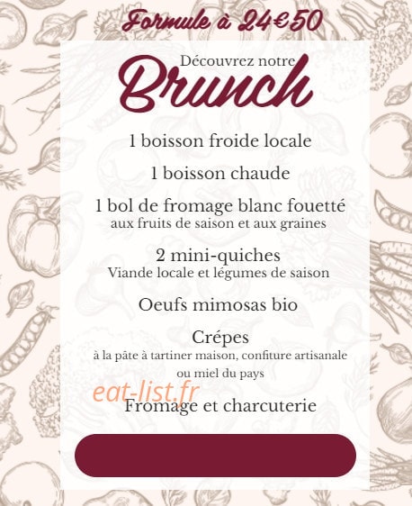 Beurre Noisette — carte page 1