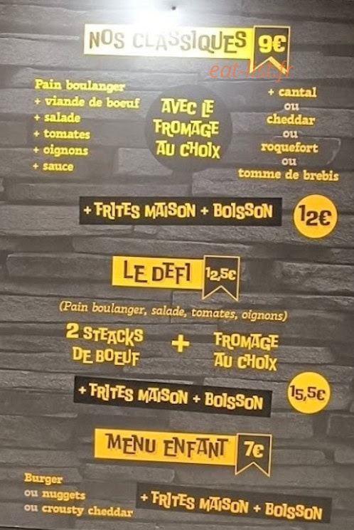 L’artisan du burger — carte page 2