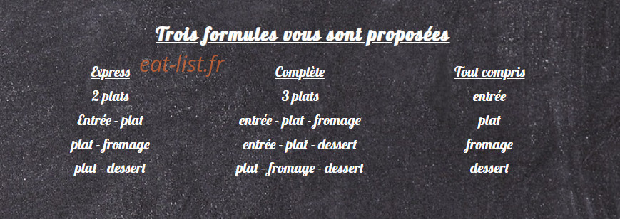 La Cantine… — carte page 1