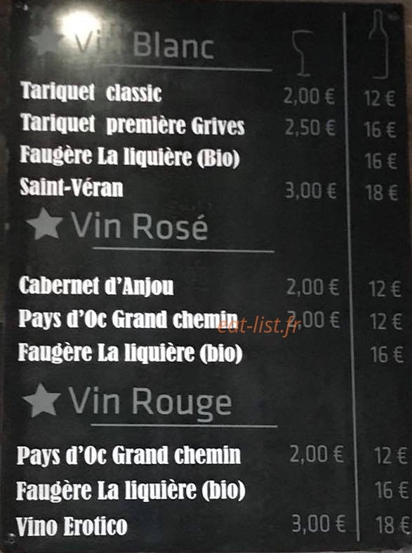 Latina Café — carte page 2