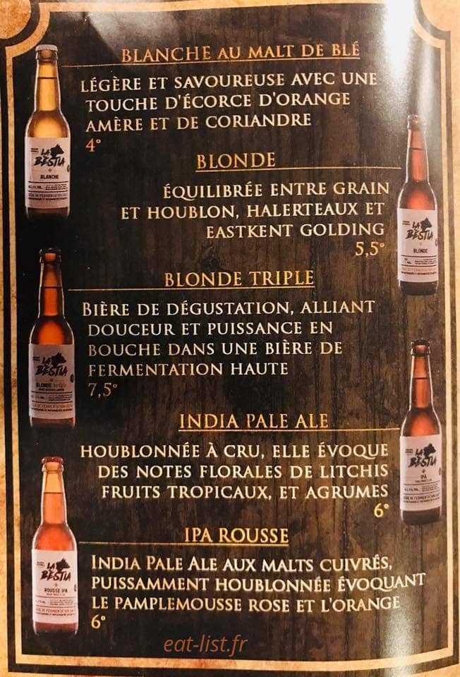 Latina Café — carte page 3