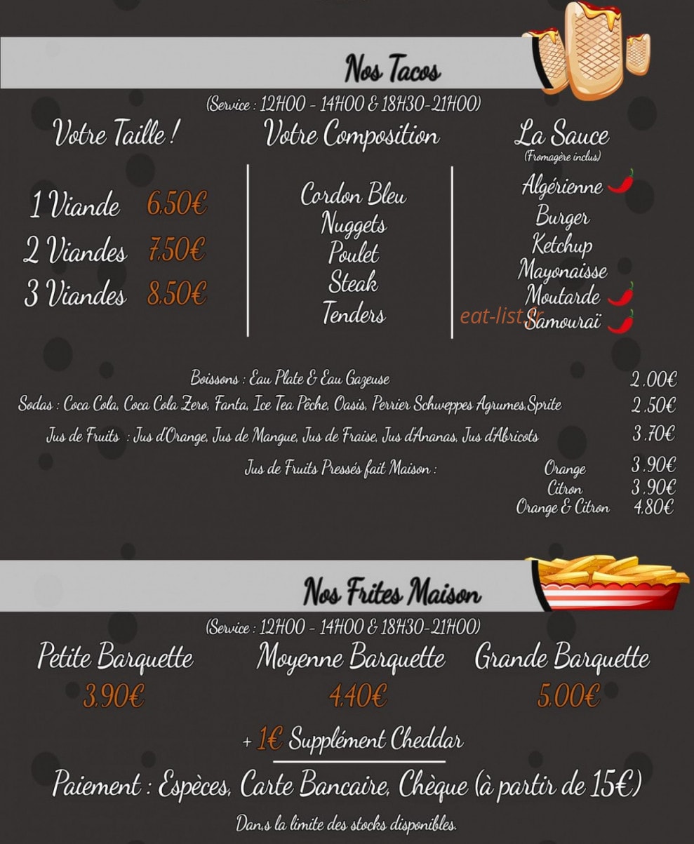 Lil Lunch — carte page 6