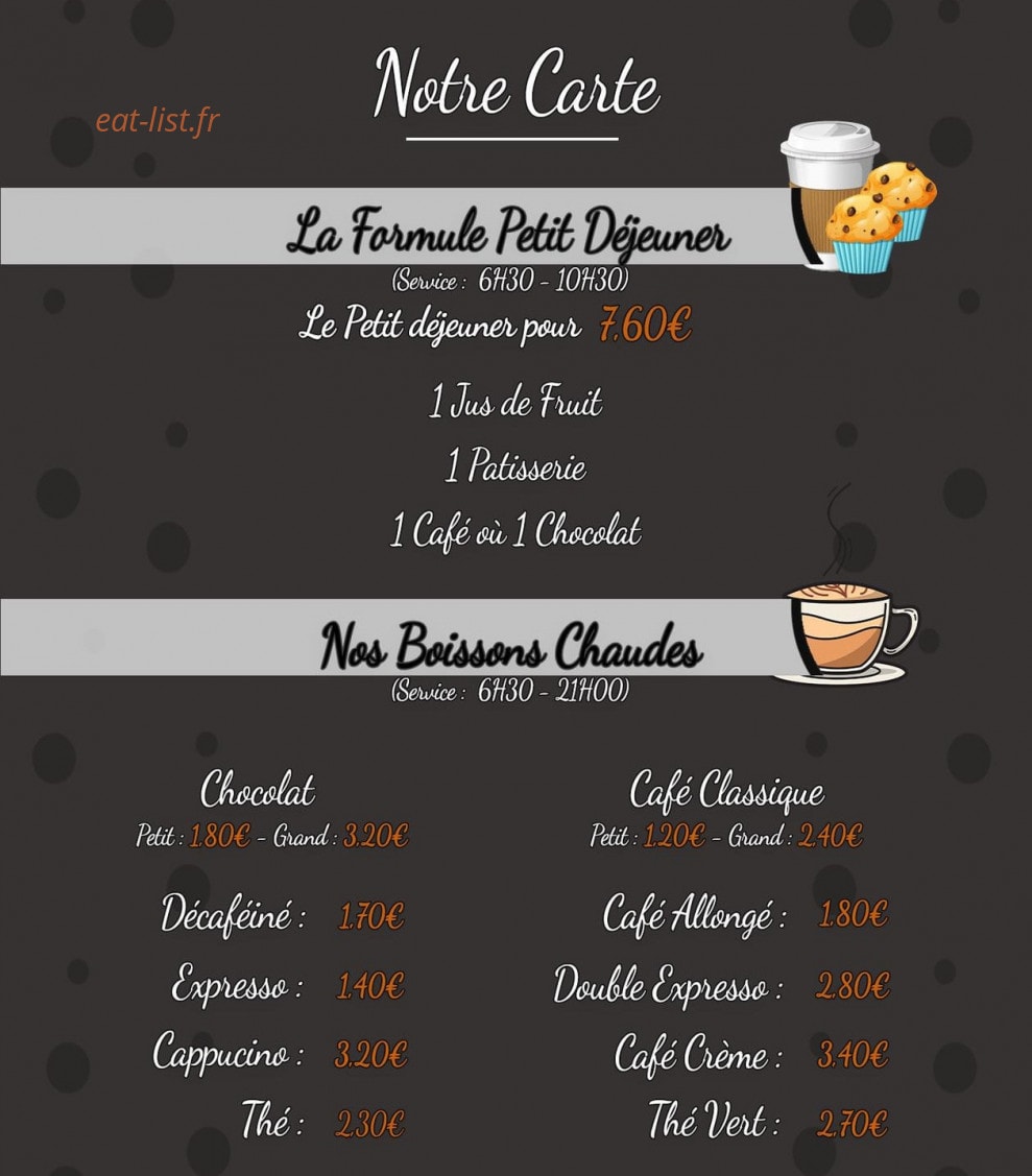 Lil Lunch — carte page 2