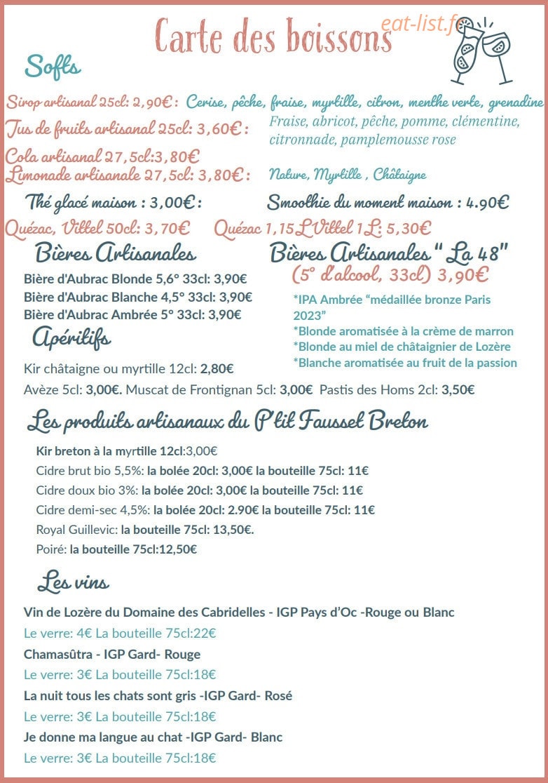 Suzette & Thé Ô — carte page 4