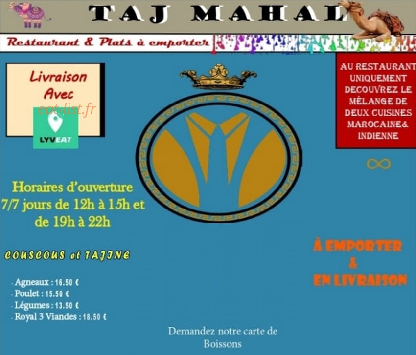 Taj Mahal — carte page 1