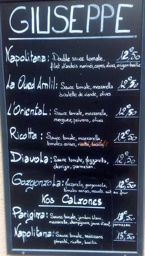 Giuseppe — carte page 1