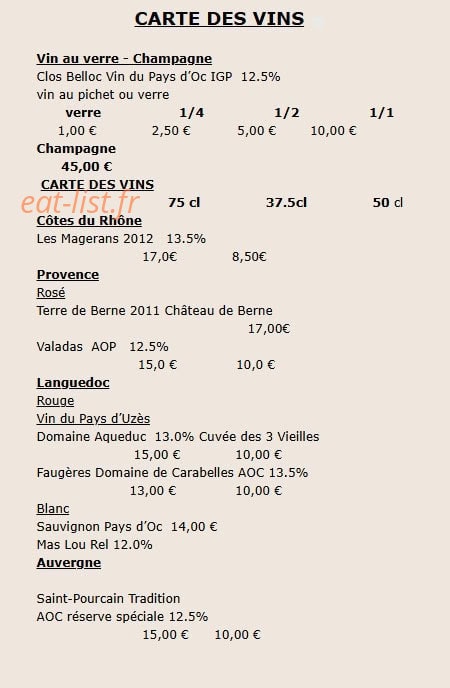 Le relais de Prinsuejols — carte page 4
