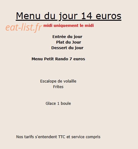 Le relais de Prinsuejols — carte page 1