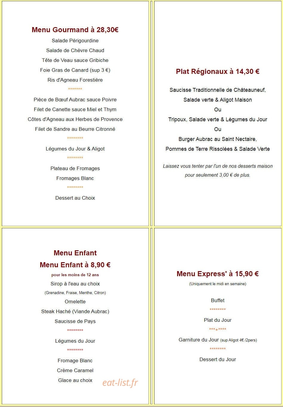 Hôtel Prunières — carte page 2