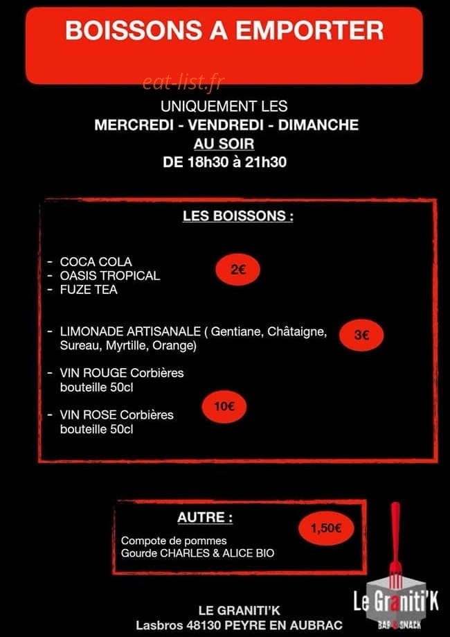 Le Graniti'k — carte page 2