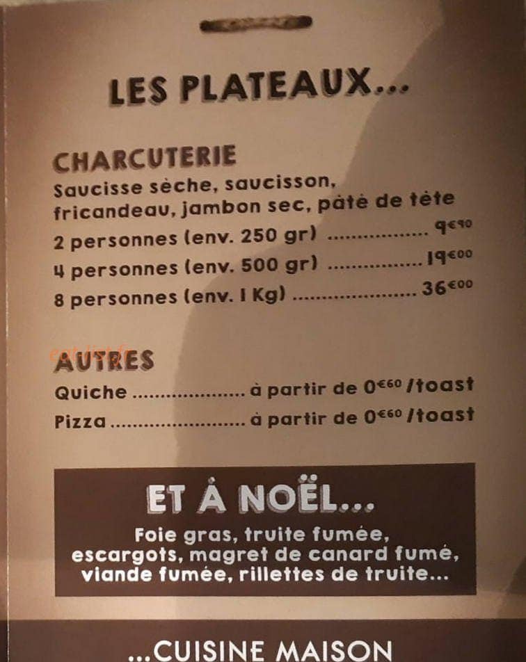 Chez Pierrot — carte page 3