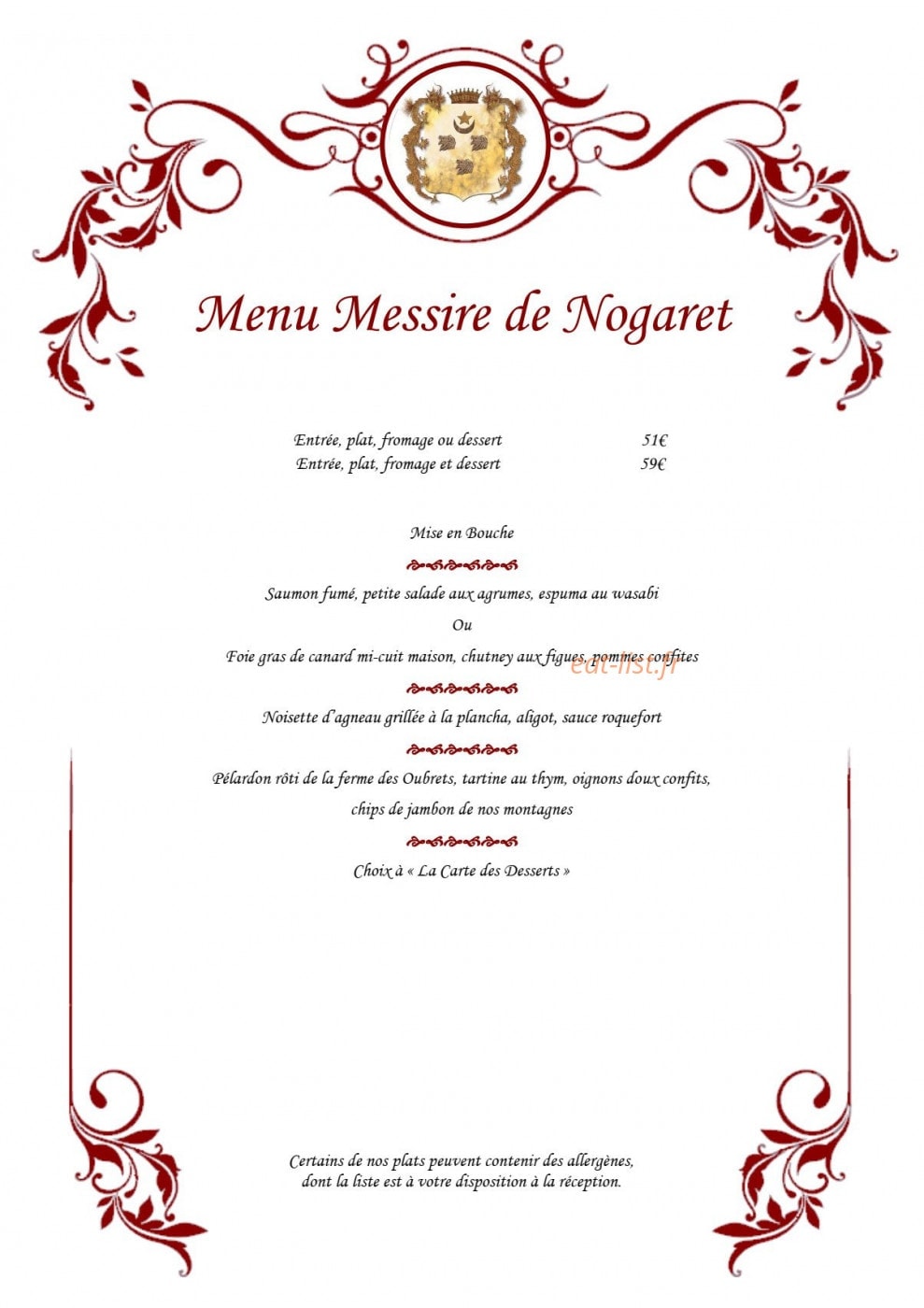 Château d'Ayres — carte page 2