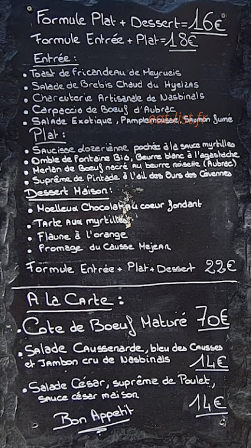 L'Imprévu — carte page 1