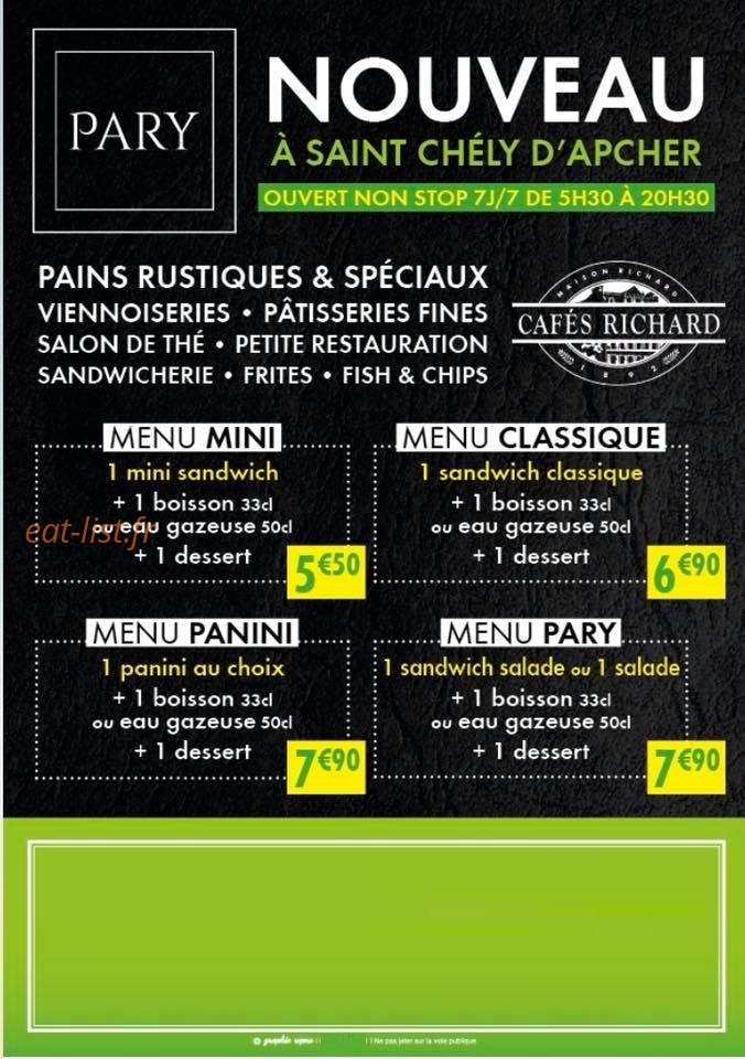 Pary — carte page 1